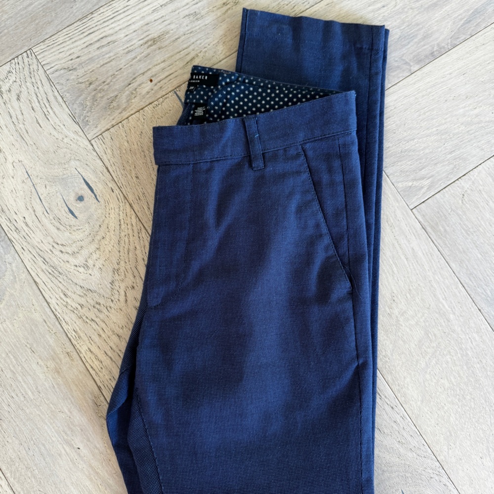 Ted Baker Blue Dress Pants